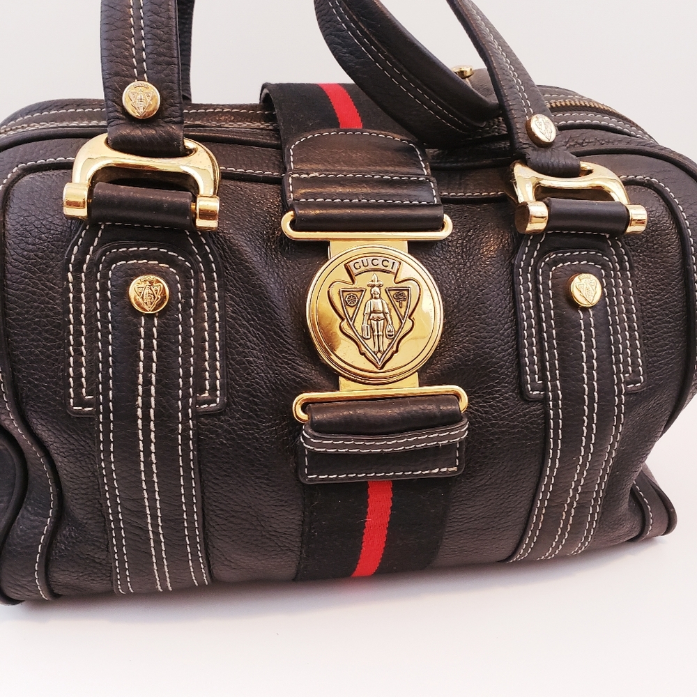 Gucci Aviation Leather Handbag - Picture 2 of 16